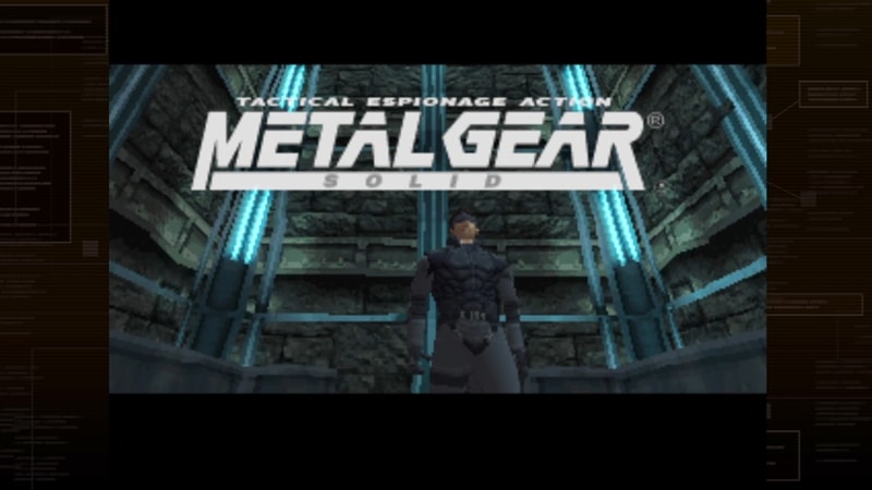 「メタルギア ソリッド」第一作目となる「MGS1」。初代PSのゲームとしては最高峰のグラフィックだった