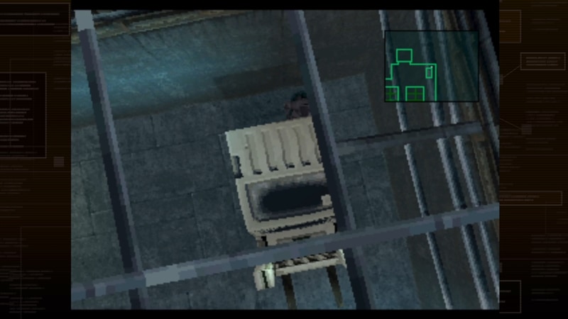 「メタルギア ソリッド」第一作目となる「MGS1」。初代PSのゲームとしては最高峰のグラフィックだった