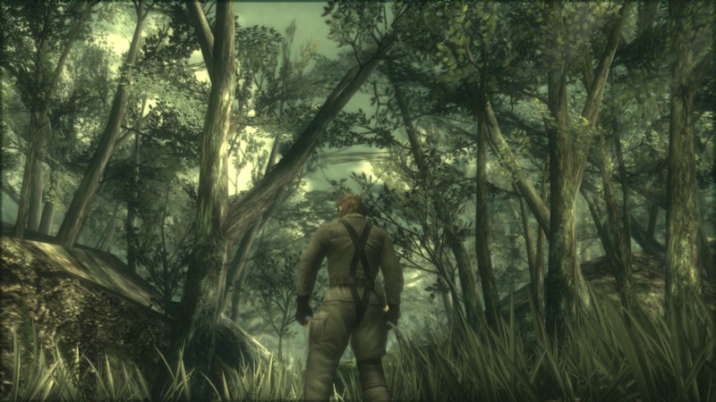 シリーズ最高傑作とも名高い「MGS3」。ジャングルでのステルスが特徴だ