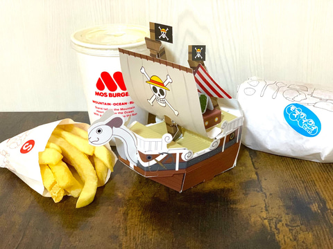 ONE PIECE」×モスバーガーコラボ商品をさっそく購入してみた - GAME Watch