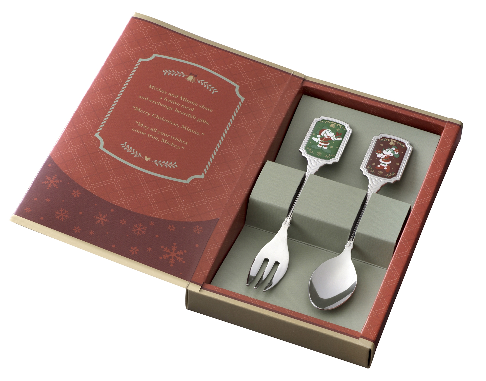 スーベニアスプーン＆フォーク 対象のセットやメニューにスーベニアスプーン＆フォークを付けることができます（プラス1,800円）