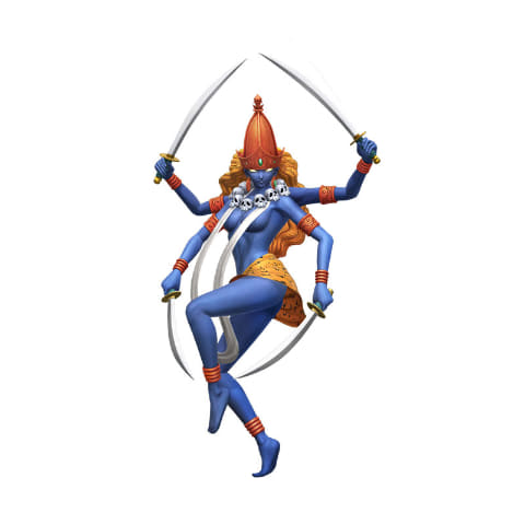 新☆5悪魔「地母神 カーリー【異世界】」が「D2メガテン」に登場