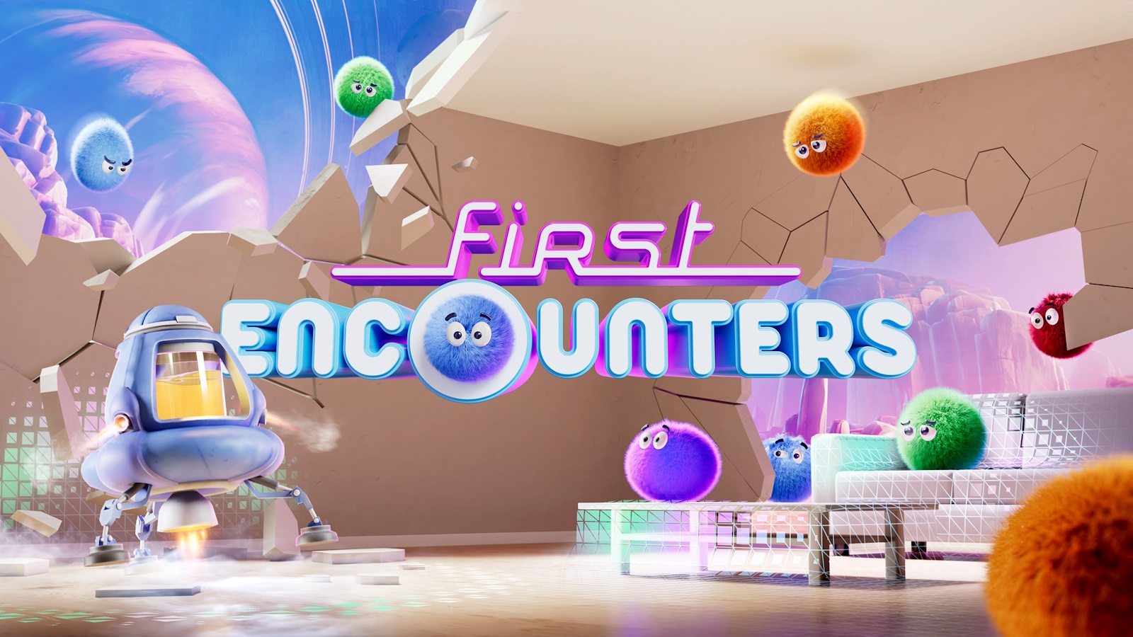 Quest 3には、MR対応ゲーム「First Encounters」がプリインストール