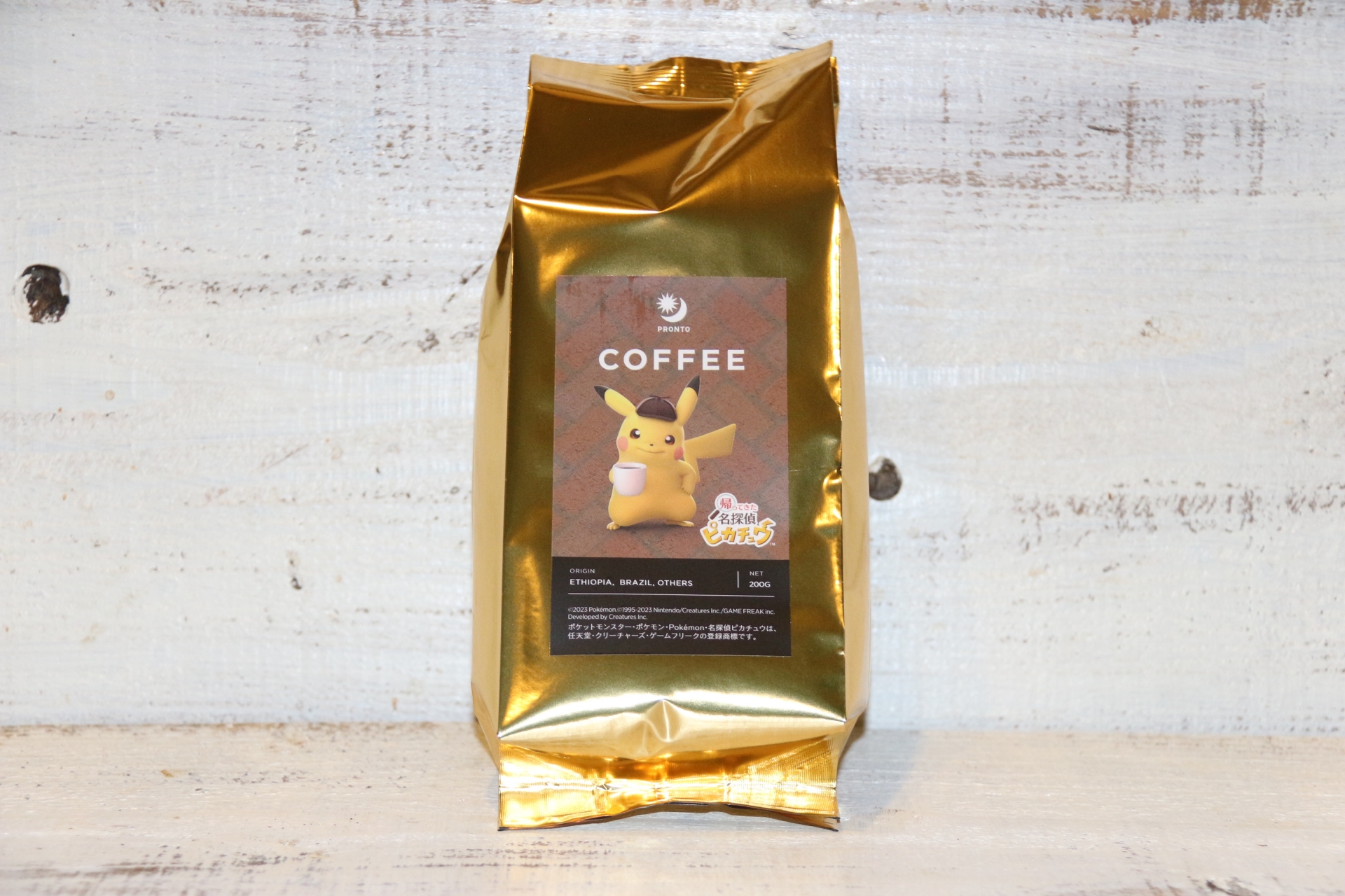 コーヒー好きの「名探偵ピカチュウ」にちなんだコーヒー粉