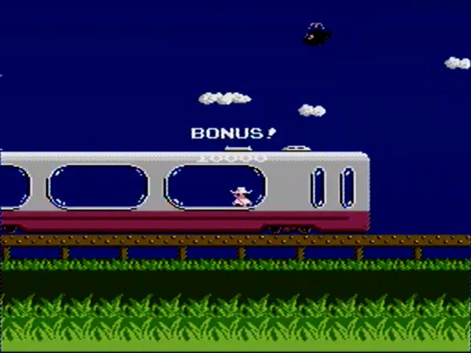 シーン1で「まっとうくじら」を出現させたところ