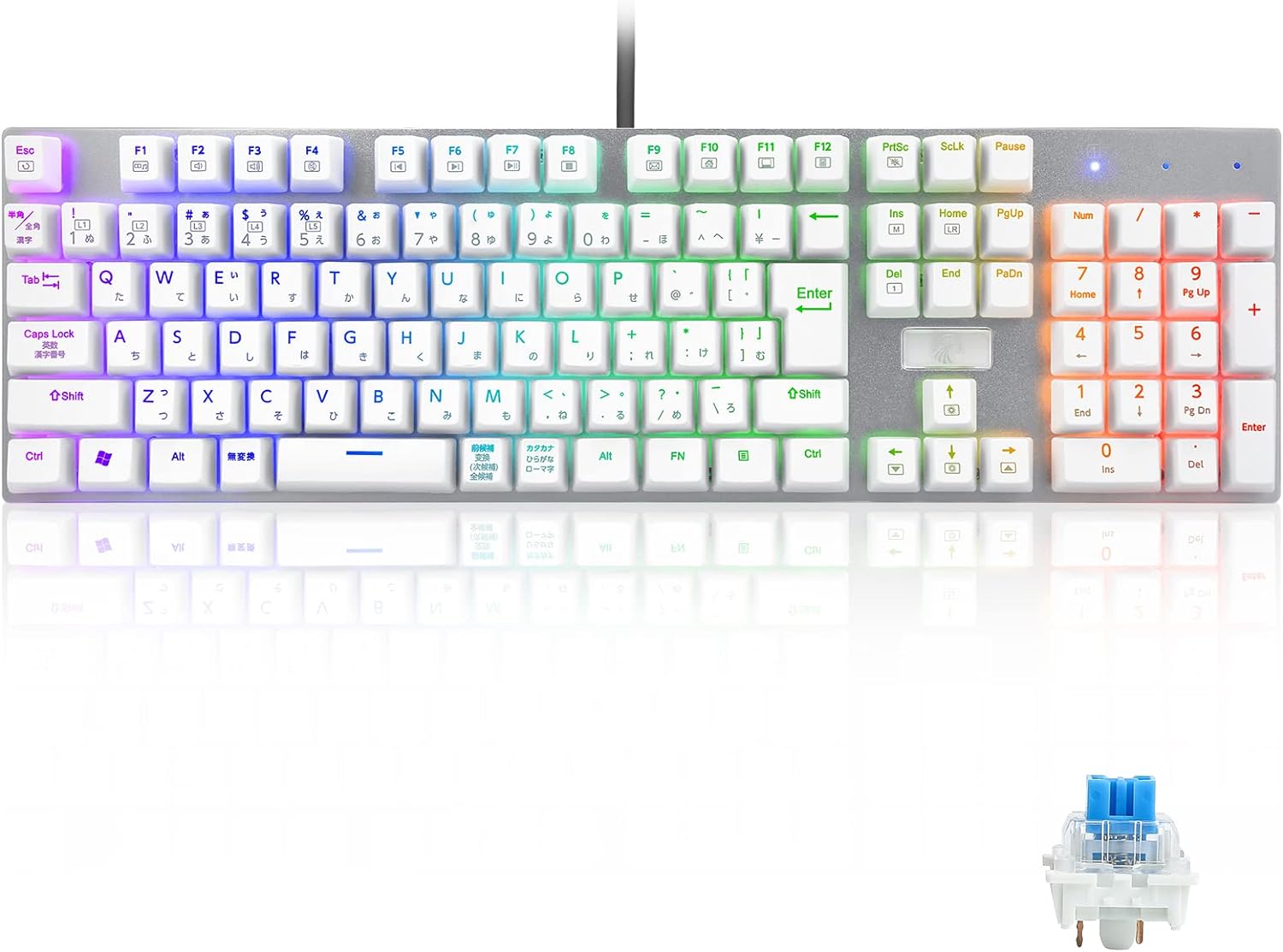 画像は青軸･ホワイト