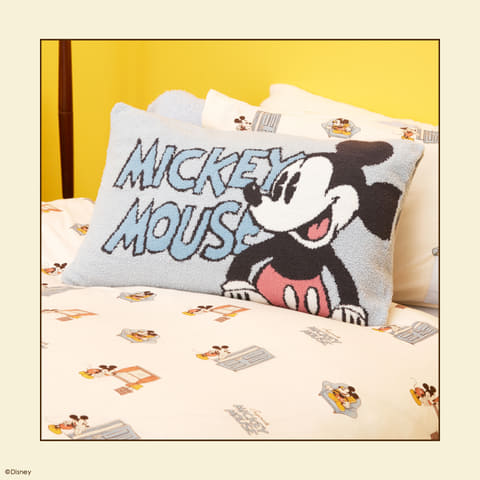 ジェラートピケ 【Sleep】ミッキー ジャガード ピローケース＆ マルチ
