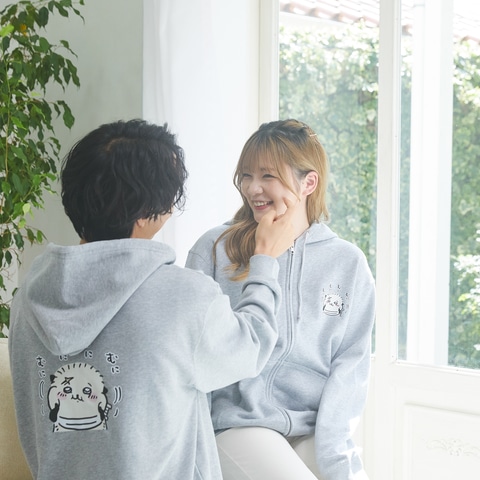 トーキングヘッズ　ちいかわトレーナー ちいかわ - ちいかわ トーキングヘッズ チョコレート スウェット L