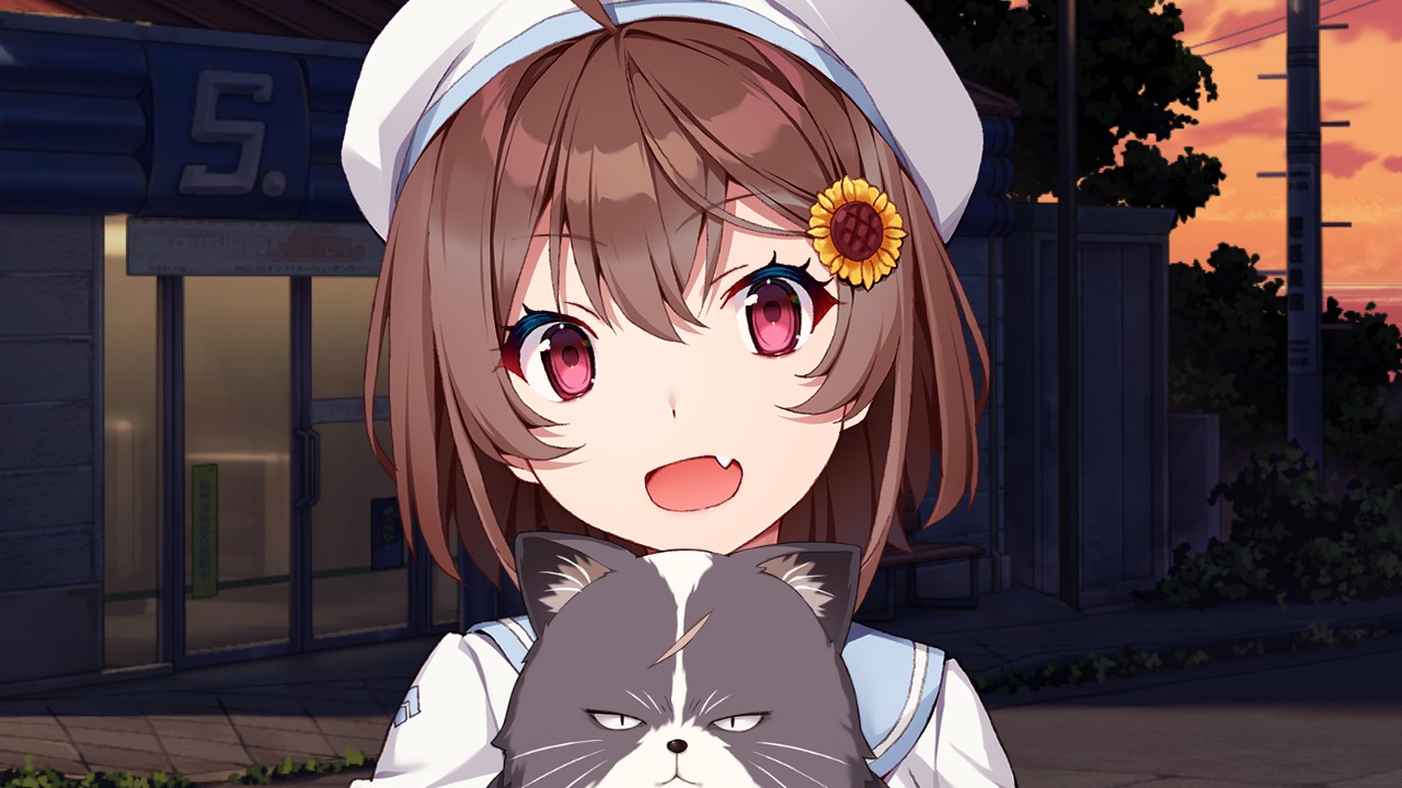 ひまわりは猫のゴン太とも仲がいい