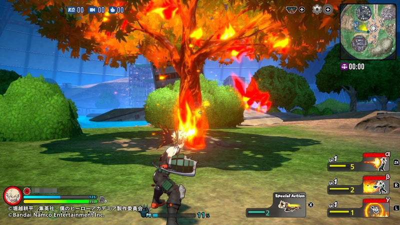 フィールド上には多数の遮蔽物が設置されているが、破壊できるものも多い