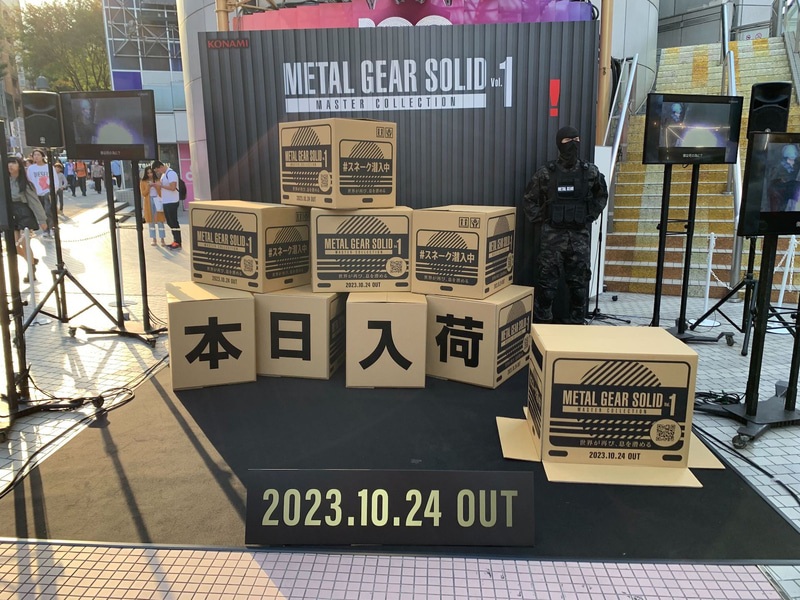 SHIBUYA109前には「METAL GEAR SOLID: MASTER COLLECTION Vol.1」のフォトスポットも設置されていたのでパシャリ