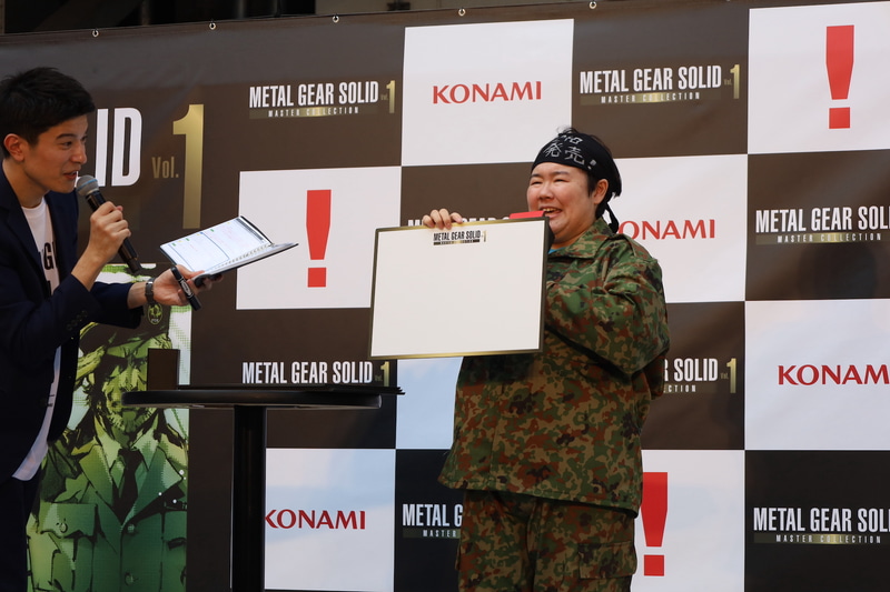 フリップで答えるというコーナーだったが答えは真っ白。「生きて会えたら答えを教えてやる〜！」とスネークの名台詞を叫んでいた