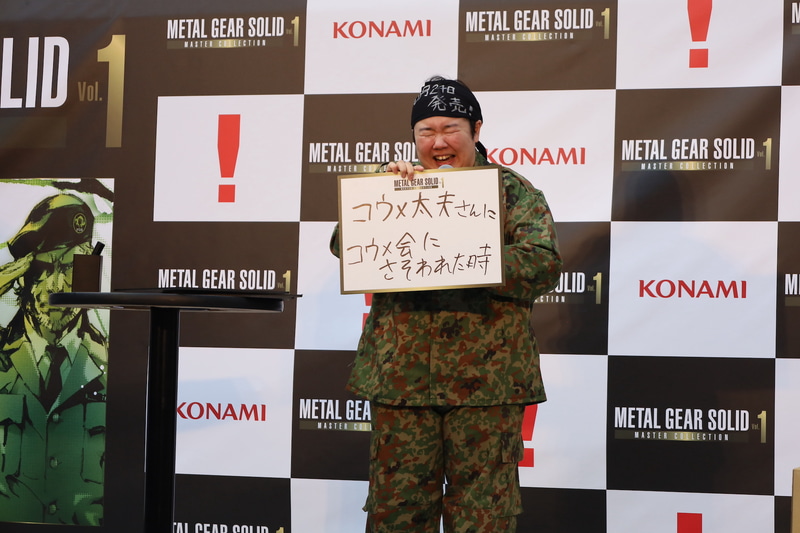 先輩芸人のコウメ太夫さんをネタに回答。「後で謝りにいきます」とボソッと呟いていた