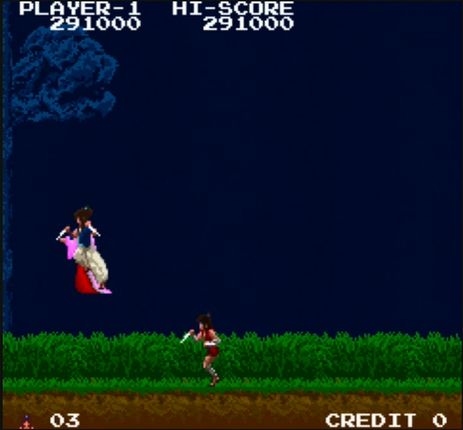 影の伝説」が今月で稼働38周年！ 迫力満点の忍者アクション