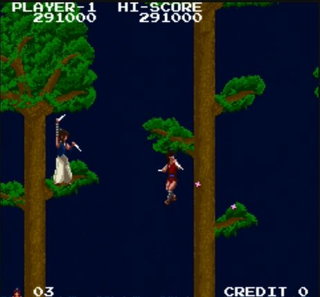 影の伝説」が今月で稼働38周年！ 迫力満点の忍者アクション