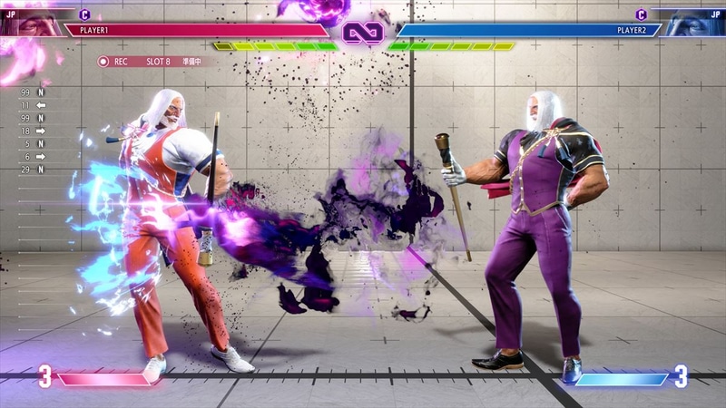 本作最強のSA2との呼び声高い「ラヴーシュカ」はコンボや固めなどに活躍する、中下段の弾を連続して打つ技