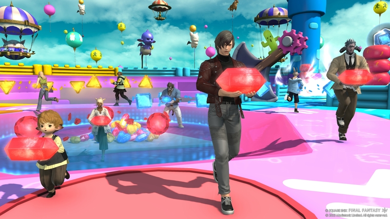 「Fall Guys」のステージが、かなりの再現度でゴールソーサーにやってくる