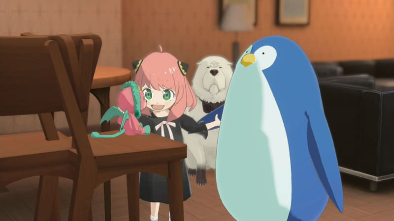 夕飯まで時間があるのできめらさん、ぺんぎんと一緒にスパイごっこ！