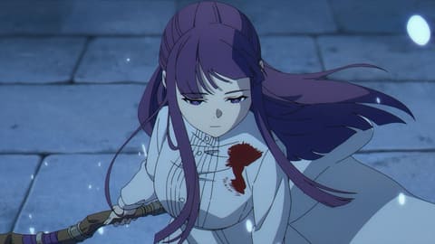 アニメ「葬送のフリーレン」第9話「断頭台のアウラ」先行場面カットと アニメ「葬送のフリーレン」第9話「断頭台のアウラ」先行場面カットと