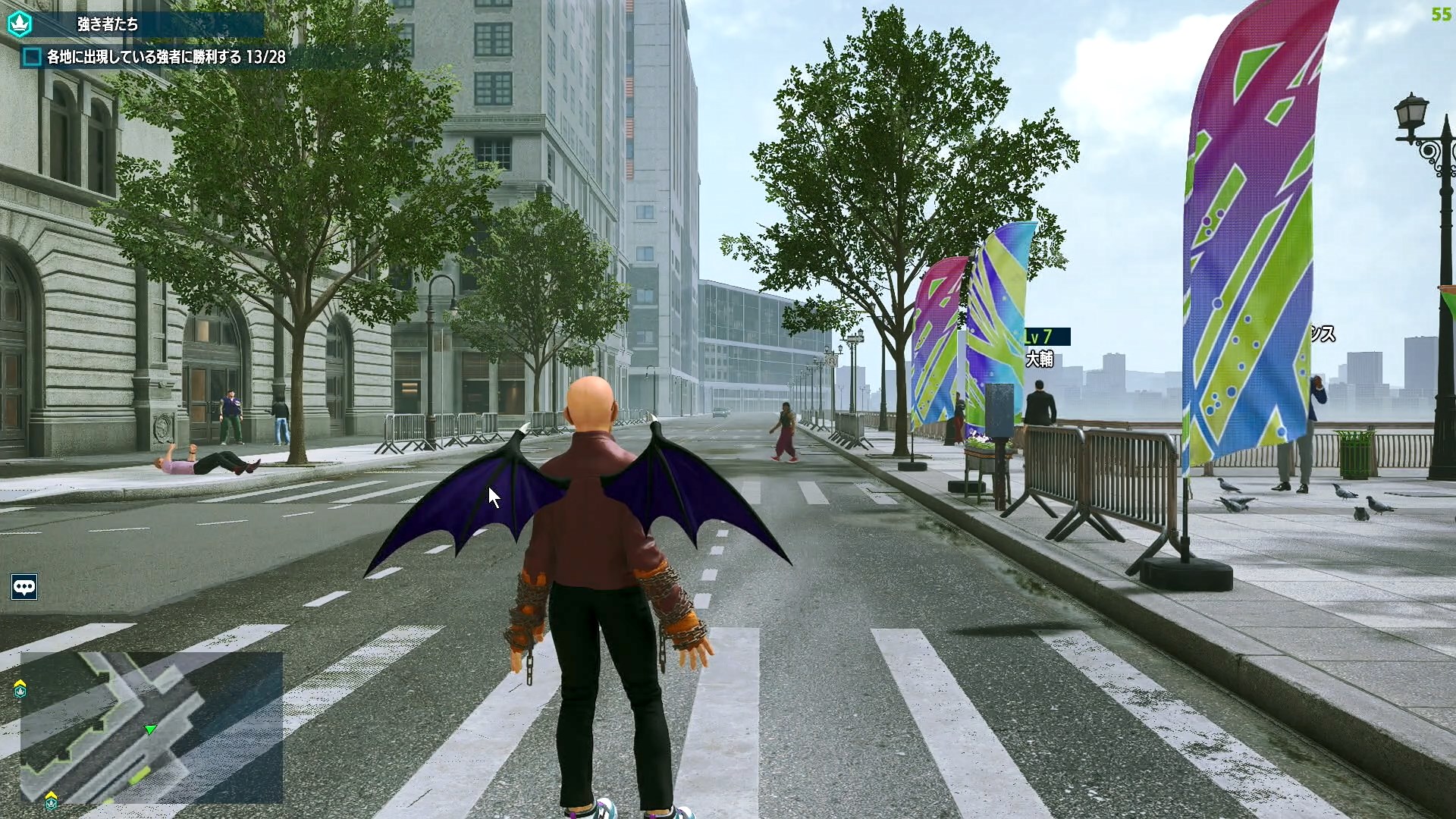 「ストリートファイター6」のストーリーモード「WORLD TOUR」でメトロシティの街中を走りながら、周囲の話し声や雑踏の環境音などをチェックしてみた。3つのプリセットごとに音の聴こえ方がかなり明確に変化したのが面白い。あと、画面右側に表示されてる鳩が近付くとかなりリアルな声で鳴いていたのも「SC-GNW10」で発見