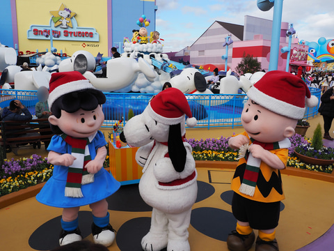 USJ2023冬】スヌーピー、セサミストリートたちと写真が撮れる
