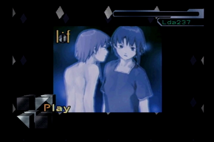 終盤の玲音とlainの会話。聞きようによっては、やはりlainが玲音を巧みに死へ向かわせようとしているように思える。また玲音の最期の映像でも、lainの愉悦に満ちた笑い声はまるで邪魔者を始末し終えた者のそれにしか聞こえないのだが……？