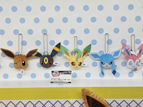 ポケモン」プライズぬいぐるみ続々！ イーブイフレンズやコダックなど