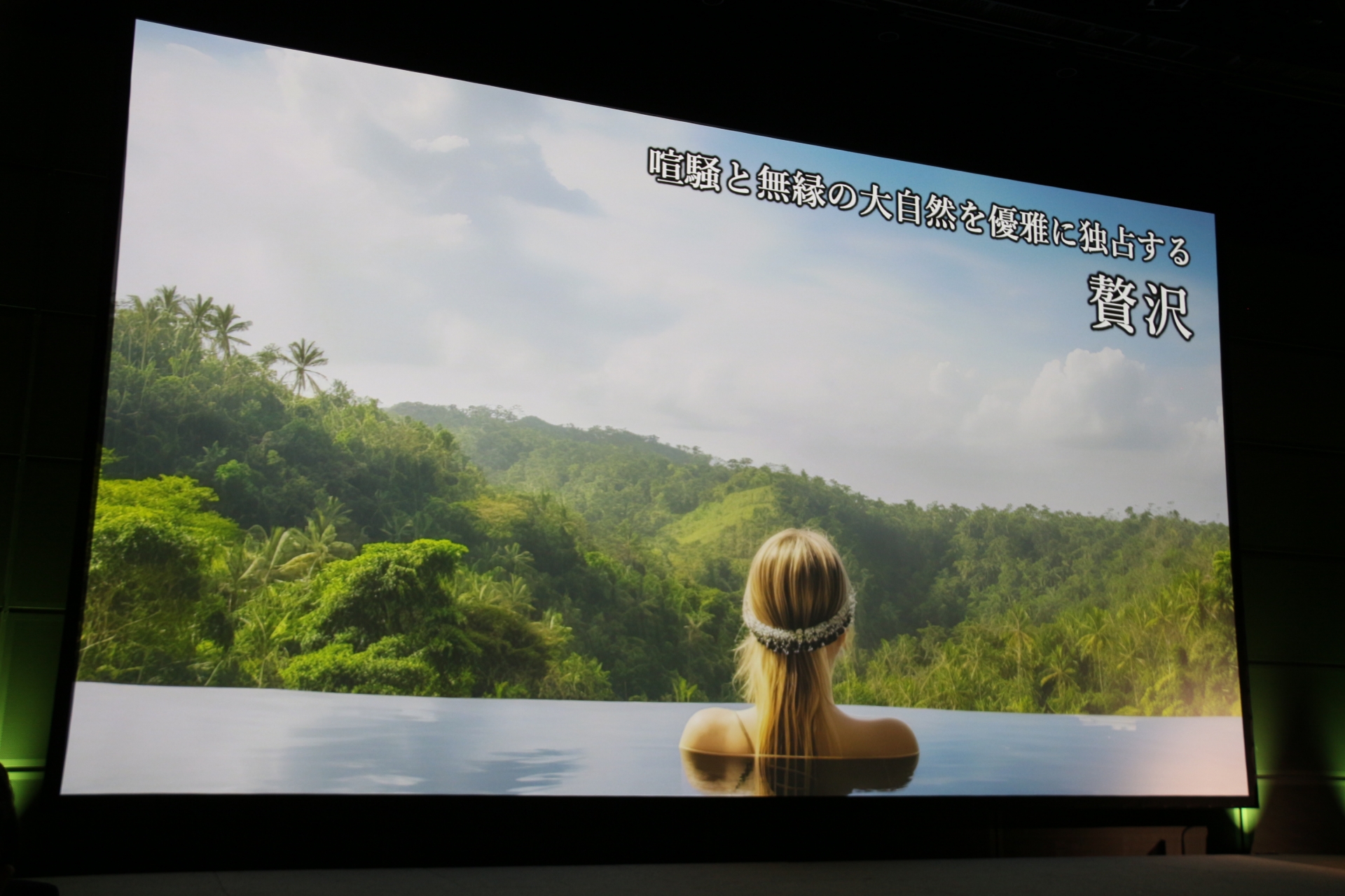 もうひとつのポイントとなるのが「興奮」と「贅沢」。それを支える各コンテンツ、施設のクオリティにもこだわっているという