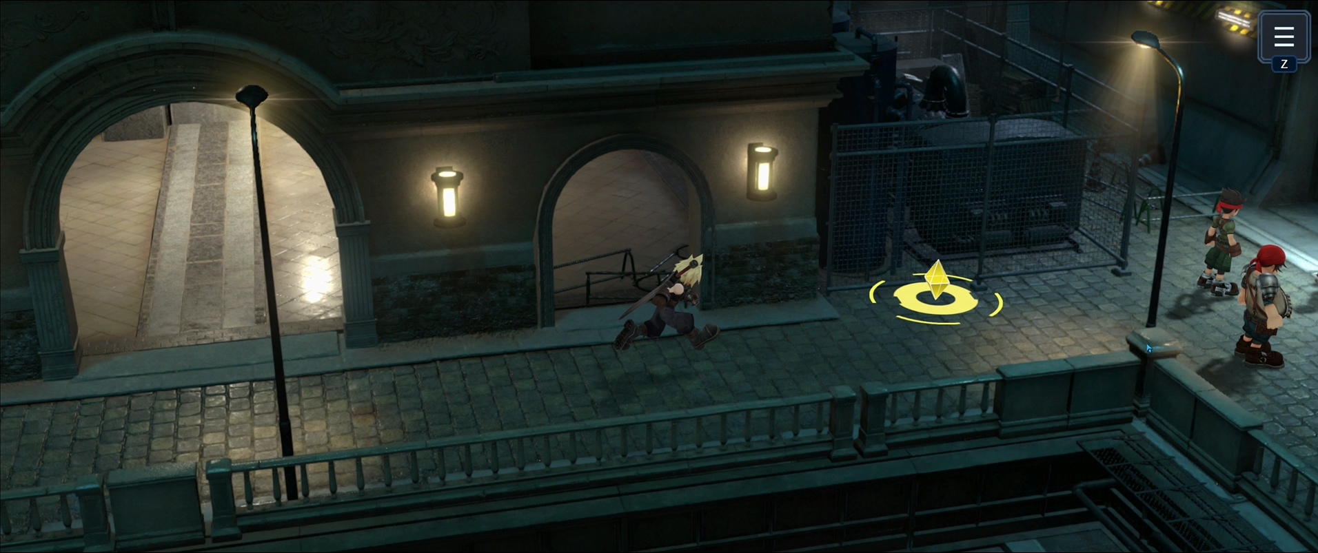 探索シーンではマウスでピンポイントにキャラクターを動かしたり……