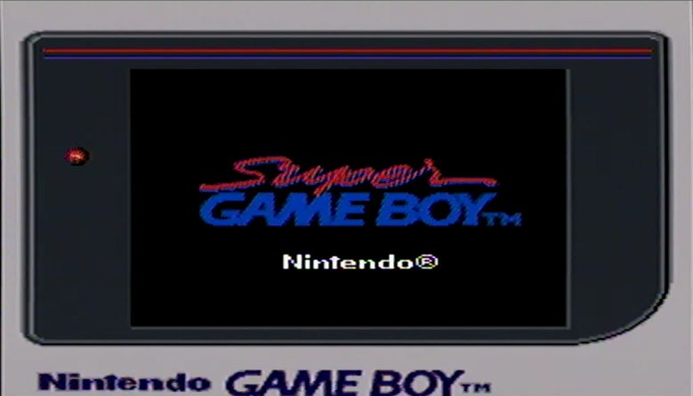 本機で「スーパーゲームボーイ」が起動することも確認