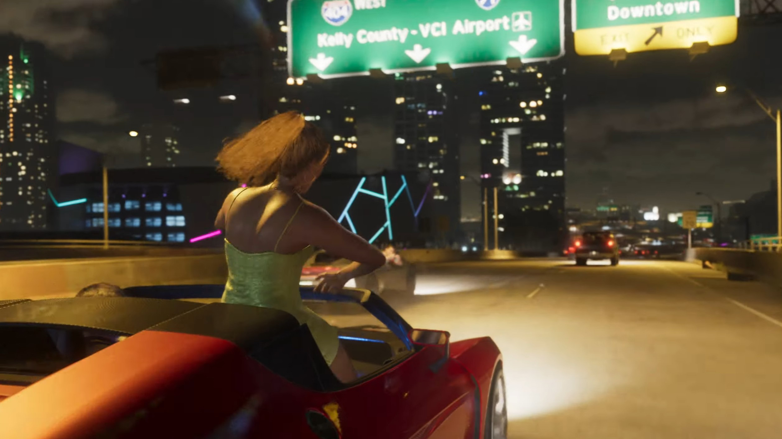 シリーズならではの車、ドライブ、カーチェイス要素も印象的だ