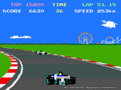 ナムコのレースゲーム「ポールポジションII」がアーケードアーカイブス