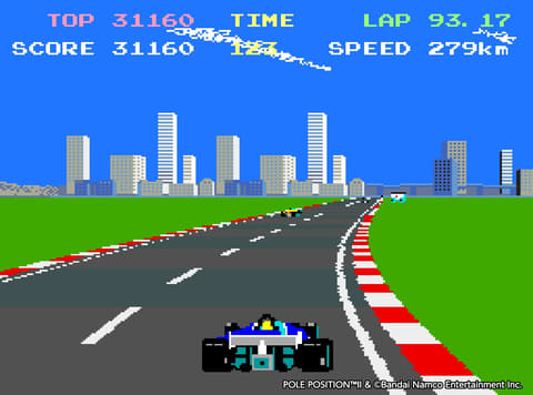 ナムコのレースゲーム「ポールポジションII」がアーケードアーカイブス