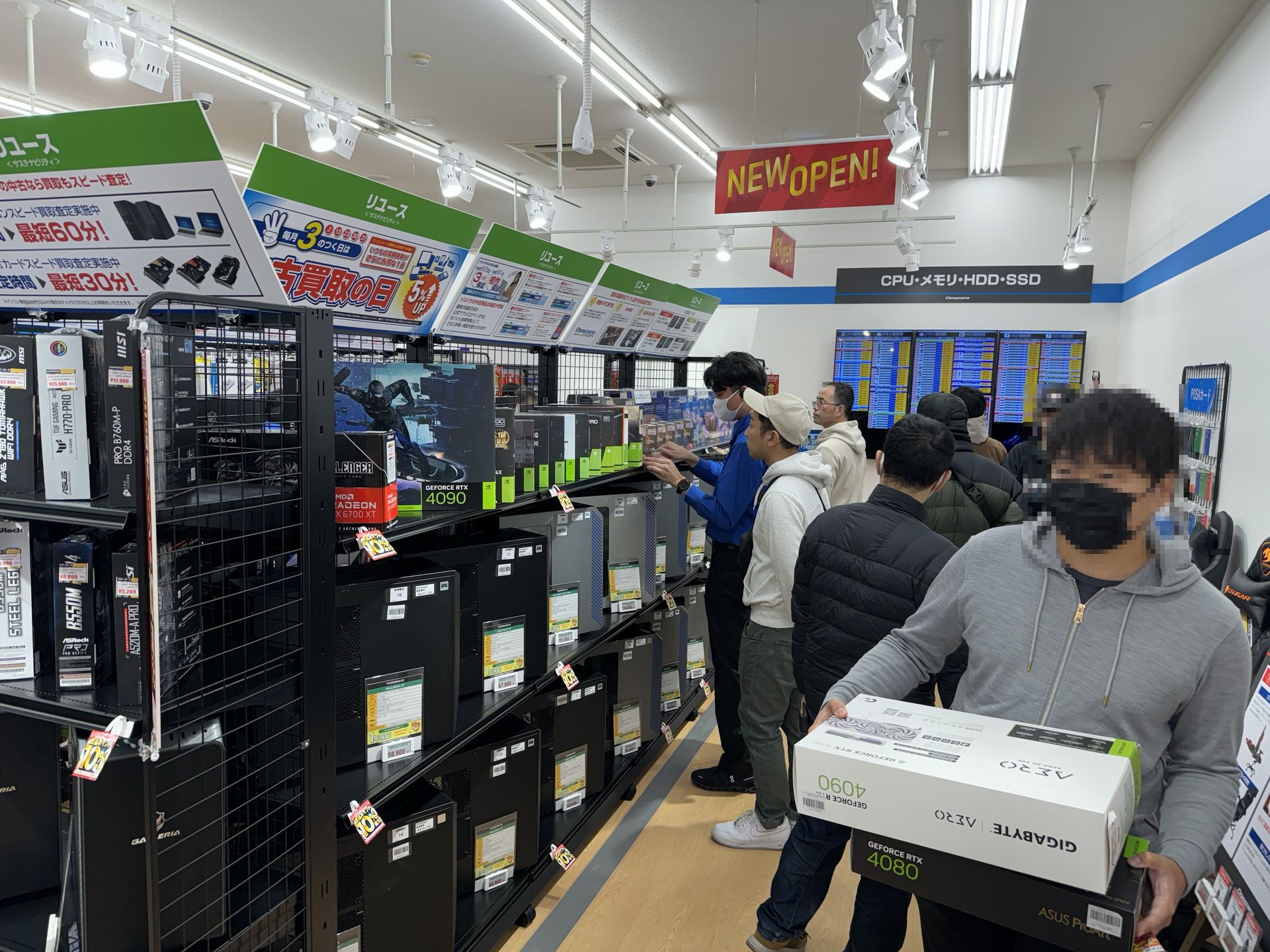 リユースコーナーが人気なのが印象的だった