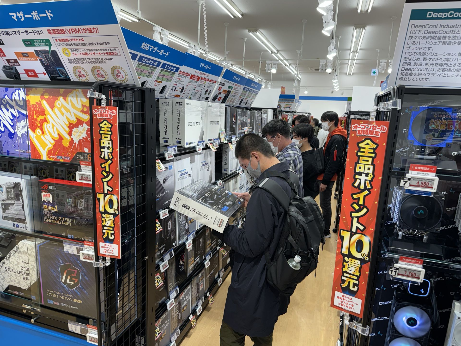 リユースコーナーが人気なのが印象的だった