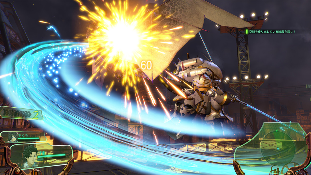 壁を走ったり、大型の降魔と戦ったり、スピーディーなアクションバトルが展開する。作中では他の華撃団と対峙するようなシチュエーションもあった