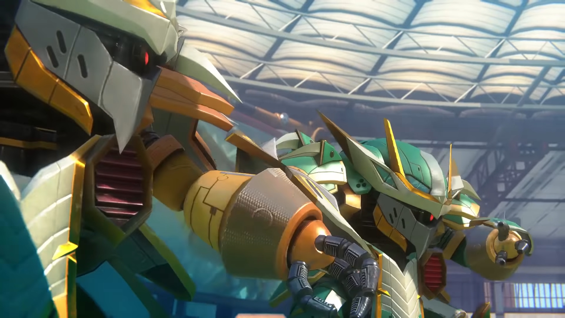 上海華撃団が運用する近接戦闘に特化した「王龍（ワンロン）」。高い機動力を活かした武術のような連続攻撃により、物語冒頭ではさくらの「三式光武」を圧倒した。一応味方なのに、ちょっぴり苦い思い出が残る機体