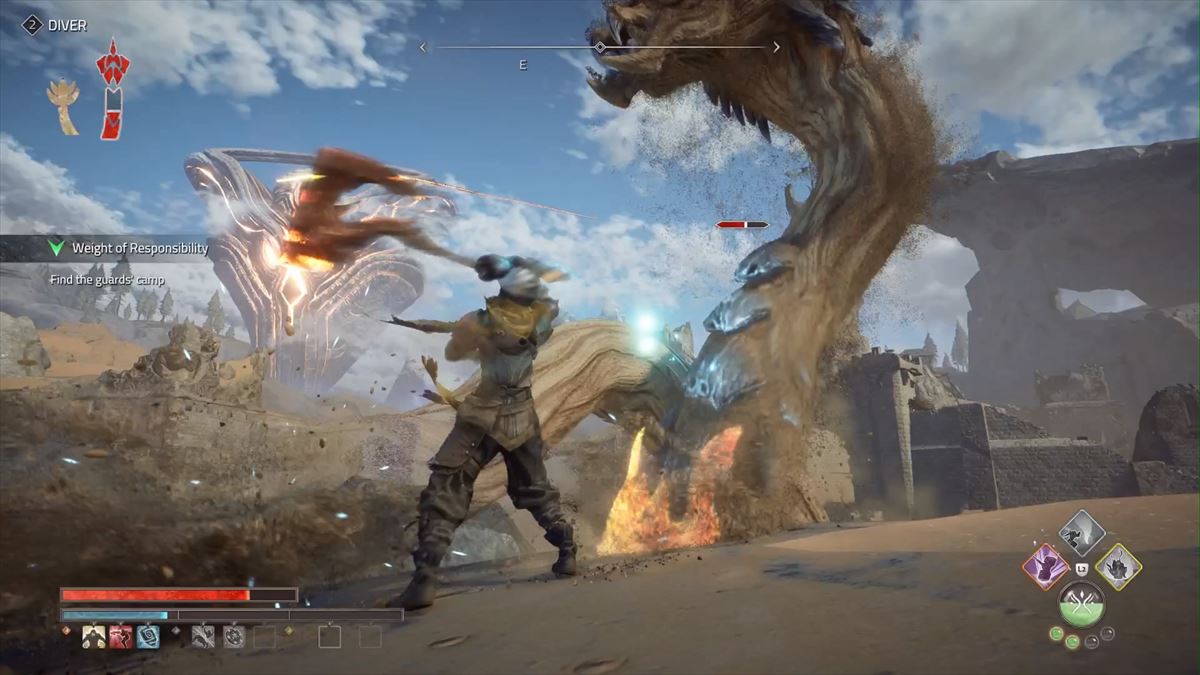 攻撃を繰り出すことでモメンタムゲージが上昇。火力もどんどん上がっていく