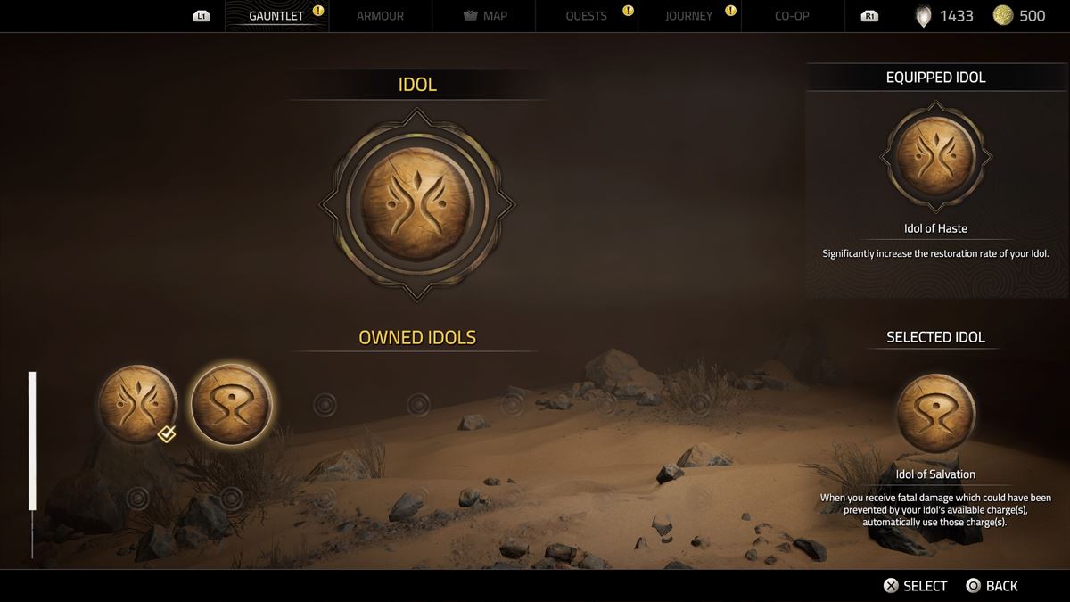 アイドルは回復効果に加え、致命傷を防いだり、アイドルゲージの回復値を増やしたりといった様々な効果を持ったものが存在し、1つだけを装備できる