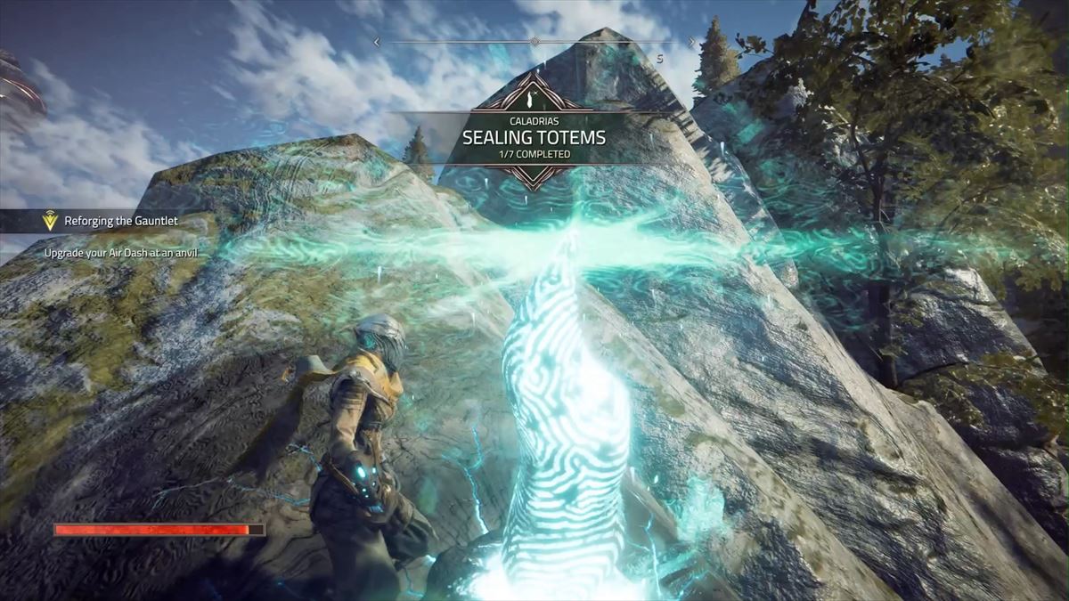 ガントレットの力を使い、封印を解いていくようなコンテンツも存在する