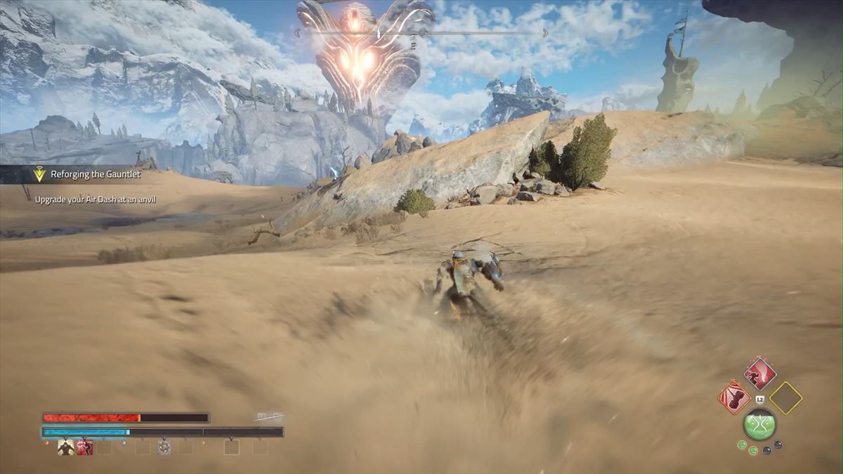 砂上をサーフィンのように高速移動できる