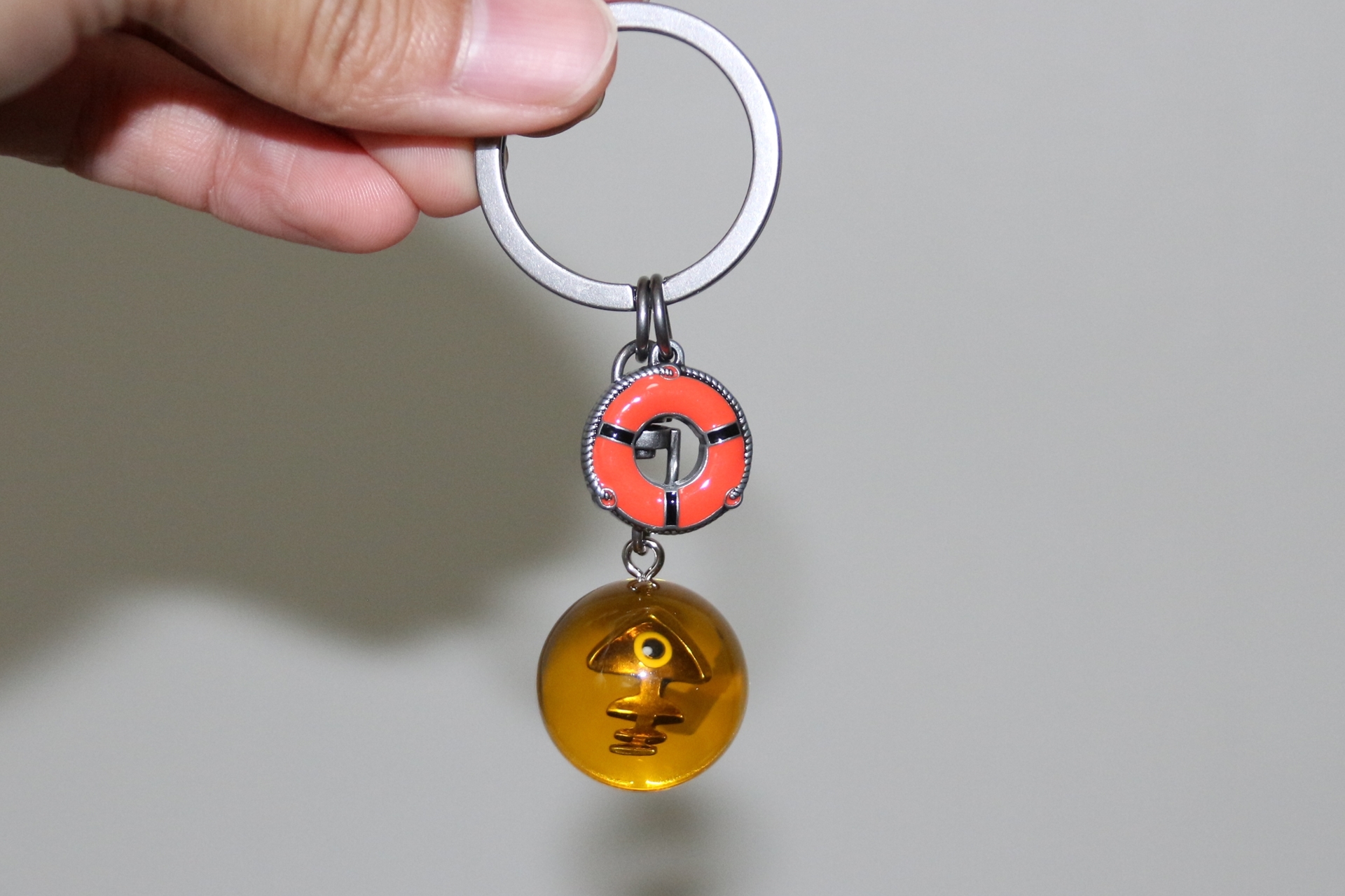 金イクラがかわいいキーホルダー