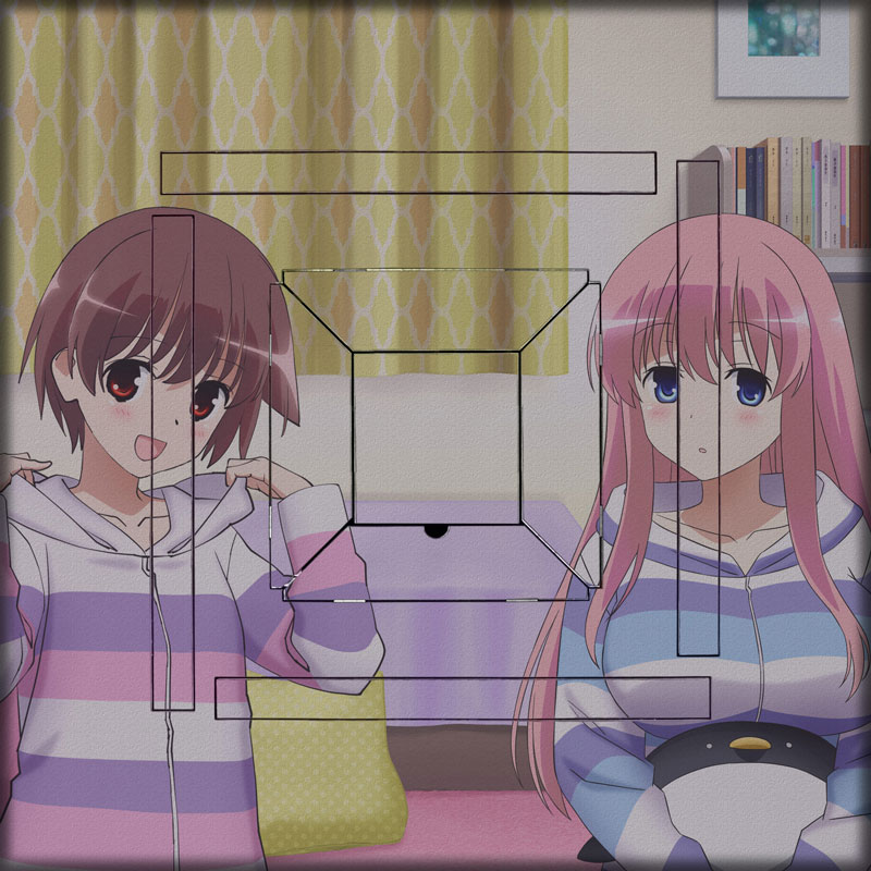 咲と和の卓(パジャマ)