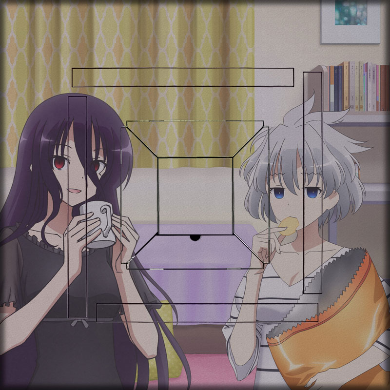 豊音と白望の卓(パジャマ)