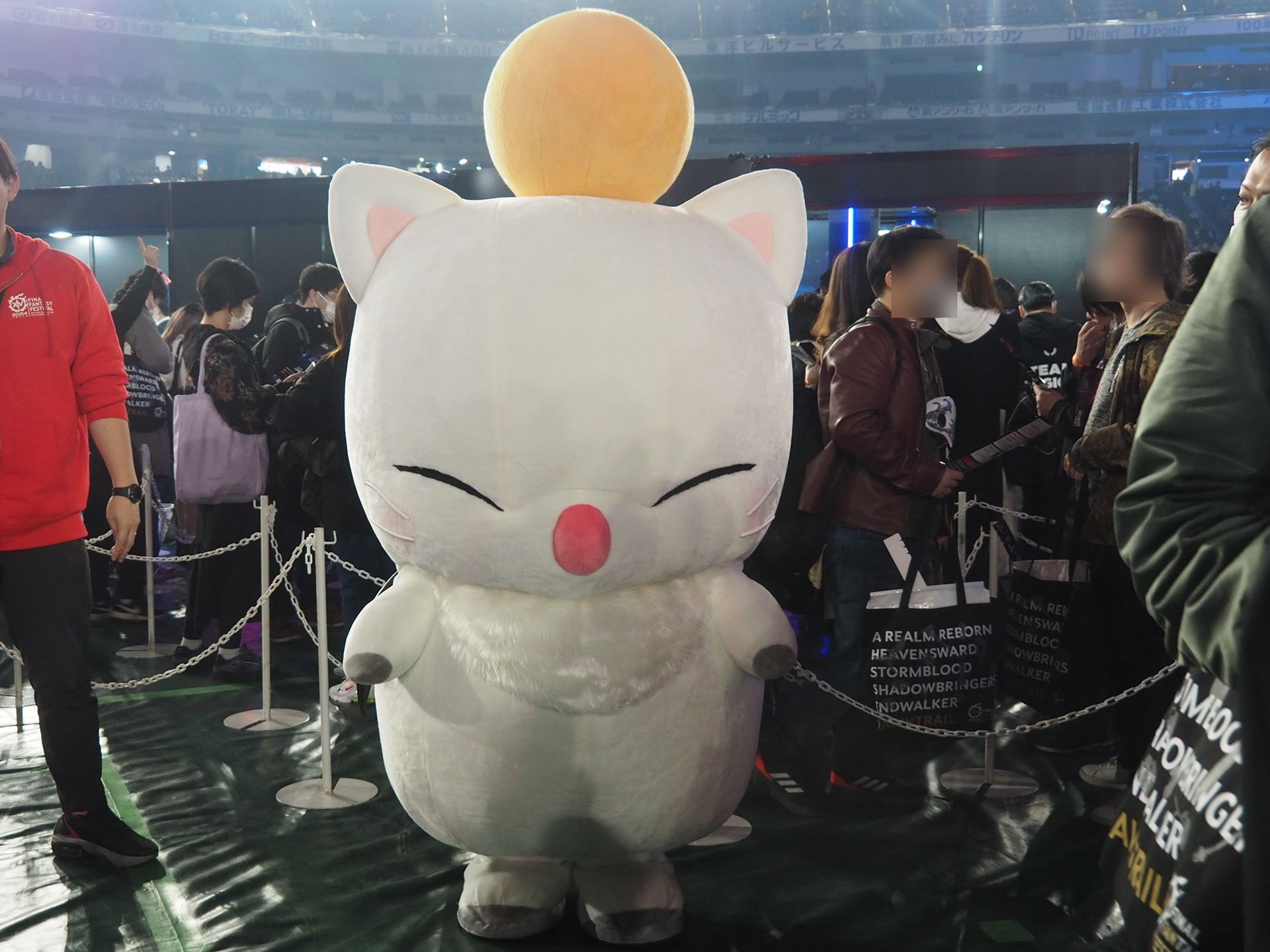 こちらは「モーグリ」の着ぐるみ