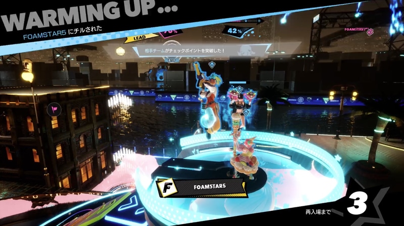 必死に占有を崩そうと挑むも敵チームはラバーダックの頭上に総集結しがっちり迎撃体勢。敢えなく返り討ちにされてしまった