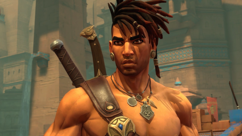 こちらが主人公の「サルゴン」くん。ワイルドな見た目と無骨な表情で男らしいカッコ良さを全面に押し出したようなデザインとなっている。若さもあって多少血気盛んな部分もあるが腕っぷしは確か。一番の若手ながら「不死隊」の仲間とも軽口も言い合えるような性格で、「実力はあるが生意気な新人」といった印象を他メンバーから持たれている印象だ