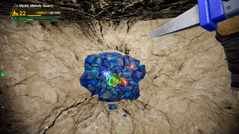 「宝石」の場合は、削っている途中でひと目でわかる