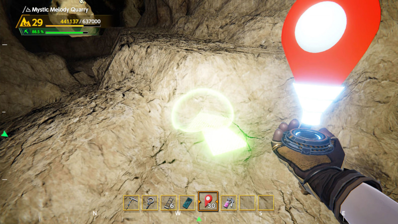 マーカーは好きなところに設置できる