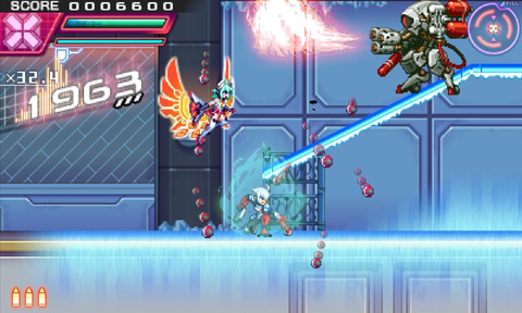 蒼き雷霆 ガンヴォルト ストライカーパック B2ポスター PS4版 蒼き雷霆 ガンヴォルト ストライカーパック B2ポスター PS4版